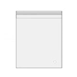 100Pcs Self-Adhesive Clear Opp Cellophane Bags with Air Hole - 18*24+4cm - Extra Image