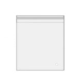 100Pcs Self-Adhesive Clear Opp Cellophane Bags with Air Hole - 22*31+4cm - Extra Image