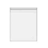 100Pcs Self-Adhesive Clear Opp Cellophane Bags with Air Hole - 8*10+3cm - Extra Image