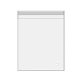 100Pcs Self-Adhesive Clear Opp Cellophane Bags with Air Hole - 8*10+3cm - Extra Image