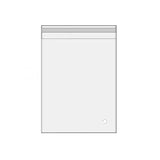 100Pcs Self-Adhesive Clear Opp Cellophane Bags with Air Hole - 9*13+3cm - Extra Image