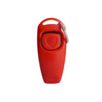 Dog Whistle and Clicker Set for Training Stop Barking Obedience Tool Combo - Orange