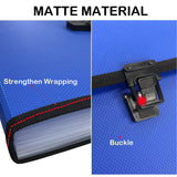 Expanding File A4 13 Pocket Document Organiser Paper Storage Wallet Folder - Top-Down View