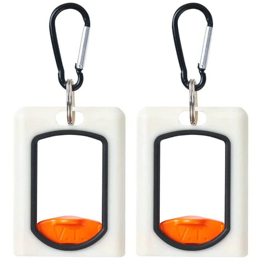 2pcs Square Cable Tie Organizer Fluorescent Portable Holder for Wire Management