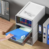 Desktop Stationery Organizer Storage Box for Office Supplies Desk Organization - Extra Image