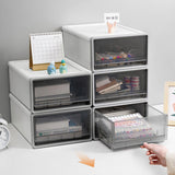 Desktop Stationery Organizer Storage Box for Office Supplies Desk Organization - 45-Degree Angle