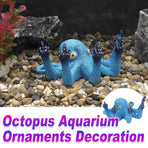 Resin Octopus Figurine Ornament Simulation Octopus Sculpture Home Decor Desktop
