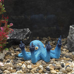 Resin Octopus Figurine Ornament Simulation Octopus Sculpture Home Decor Desktop