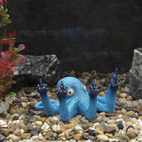 Resin Octopus Figurine Ornament Simulation Octopus Sculpture Home Decor Desktop - 45-Degree Angle