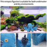 Resin Octopus Figurine Ornament Simulation Octopus Sculpture Home Decor Desktop - Close-Up Angle