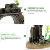 Fish Tank Landscape Archway Door Plate Decoration Fish Shrimp Shelter Aquarium - Extra Image
