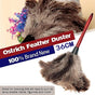Anti Static Genuine Ostrich Feather Duster Wooden Handle Brush Clean