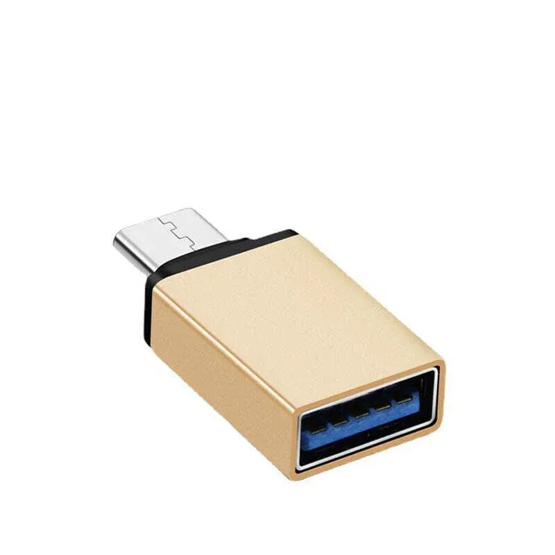 USB Type-C to USB 3.0 Adapter OTG Converter for Phone Tablet Laptop - Blue
