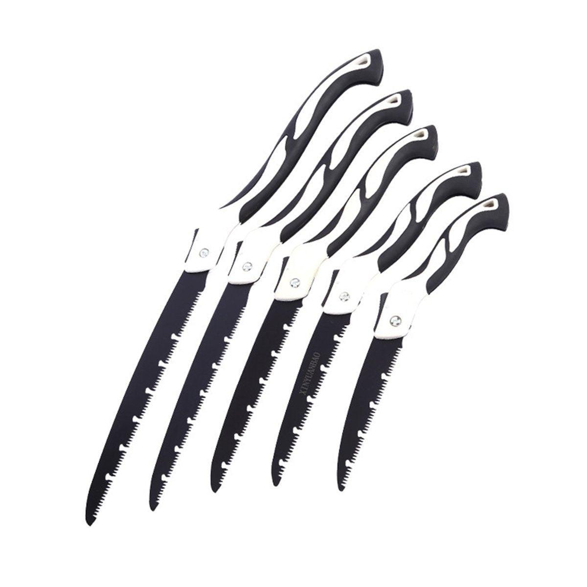 Folding Outdoor Hand Saw Portable Quick Cutting Pruning Garden Tree Logging Tool - 180mm