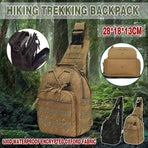 Free Freight Climb Shoulder Hiking Trekking Backpack Tactical Outdoor Military - Black