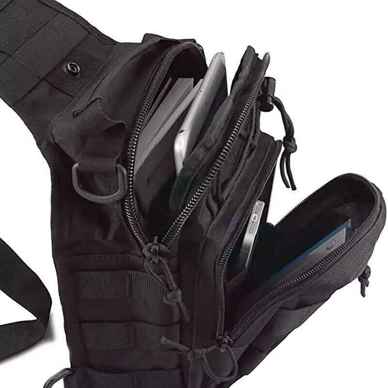 Free Freight Climb Shoulder Hiking Trekking Backpack Tactical Outdoor Military - Black