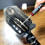 6-in-1 Knife Sharpener Diamond Ceramic For Knives Blade Outdoor Survival Tool - Side View