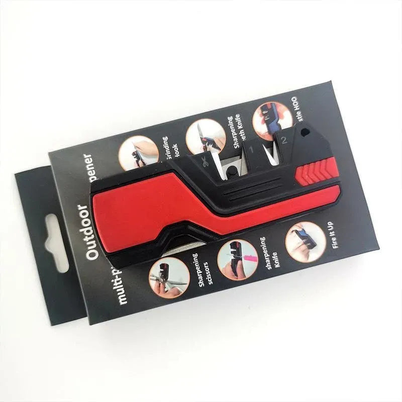 6-in-1 Knife Sharpener Diamond Ceramic For Knives Blade Outdoor Survival Tool