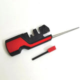 6-in-1 Knife Sharpener Diamond Ceramic For Knives Blade Outdoor Survival Tool - Low Angle
