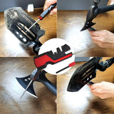 6-in-1 Knife Sharpener Diamond Ceramic For Knives Blade Outdoor Survival Tool