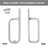 For Weber Q200 Q220 Q2000 Q2200 Stainless Steel Grill Burner Tube With Screw - Low Angle