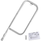 For Weber Q200 Q220 Q2000 Q2200 Stainless Steel Grill Burner Tube With Screw - Front View