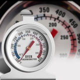 Stainless Steel Oven Thermometer Large Dial Kitchen Food Temperature  Au Stock - Rear View