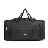 Large Capacity Waterproof Travel Luggage Bag Lightweight Foldable Handbag - Mini-Blue - Rear View
