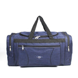 Large Capacity Waterproof Travel Luggage Bag Lightweight Foldable Handbag - Mini-Blue - Close-Up Angle