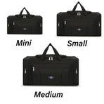 Large Capacity Waterproof Travel Luggage Bag Lightweight Foldable Handbag - Medium-Grey