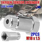 2X 45Mm O2 02 Oxygen Sensor Extender M18 X 1.5 Cel Fix Extension Spacer Adapter