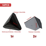50PCS Cardboard Box Corner Protectors for Moving Shipping Packaging - Top-Down View