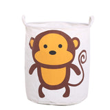 Collapsible Laundry Hamper Basket Storage Clothes Bag Washing Bin Toy Organiser - 03 - Front View