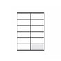 A4 Self Adhesive Sticker Paper Sheet Label Laser Inkjet Print Mailing Address - White Matte 2x6 *100 PCS