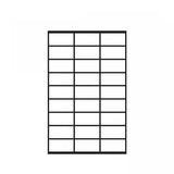 A4 Self Adhesive Sticker Paper Sheet Label Laser Inkjet Print Mailing Address - White Matte 3x9 *100 PCS