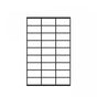 A4 Self Adhesive Sticker Paper Sheet Label Laser Inkjet Print Mailing Address - White Matte 3x9 *100 PCS