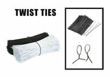 Metallic Twist Ties Plastic Cable Cord Ties Reusable Packaging Wire Candy Au