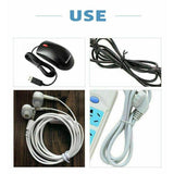 Metallic Twist Ties Plastic Cable Cord Ties Reusable Packaging Wire Candy Au