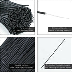 Metallic Twist Ties Plastic Cable Cord Ties Reusable Packaging Wire Candy Au