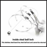 20X Stainless Steel Cable Ties S304 Marine Grade Zip Strap Locking Wrap 100-800Mm - 7.9x500mm - Low Angle