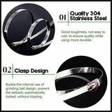 20X Stainless Steel Cable Ties S304 Marine Grade Zip Strap Locking Wrap 100-800Mm - 4.6x700mm - Extra Image