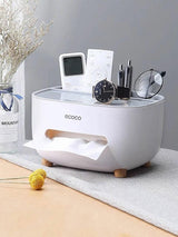 Multifunction Tissue Box Cover Table Napkin Paper Case Holder Storage Organizer