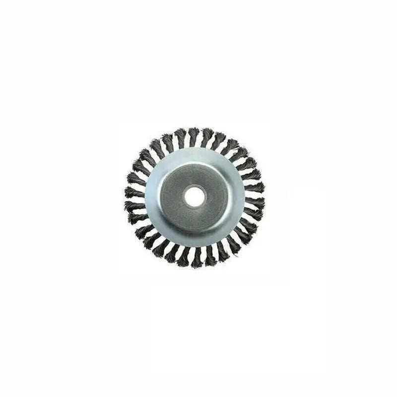6/8inch Weed Brush Steel Wire Trimmer Wheel Garden Lawnmower Head Tool Grass Cutter - 6''