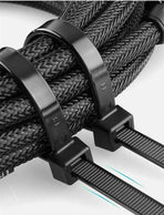 50X Cable Ties Zip Ties Nylon Uv Stabilised Black Cable Tie - 10*500mm White