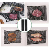 Black Vacuum Food Sealer Seal Bags Rolls Saver Storage Commercial 20/28Cm*5M - 20cm* 5m* 1 Roll - Close-Up Angle