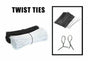 Metallic Twist Ties Plastic Cable Cord Ties Reusable Packaging Wire Candy Au