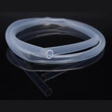 Food Grade Transparent Silicone Rubber Tube Hose Pipe Clear Beer Milk Soft 1M - 25*31mm - Top-Down View