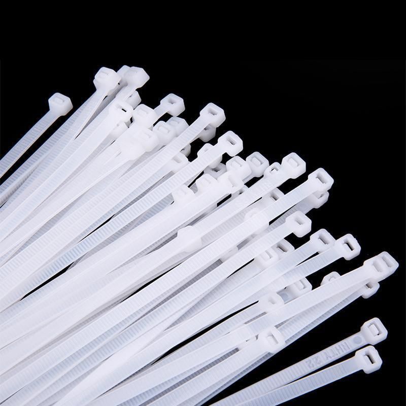 100X Cable Ties Zip Ties Nylon UV Stabilised Bulk White Cable Ties - 10*920mm White