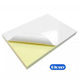 A4 Self Adhesive Sticker Paper Sheet Label Laser Inkjet Print Mailing Address - Brown Kraft*100 PCS - Top-Down View