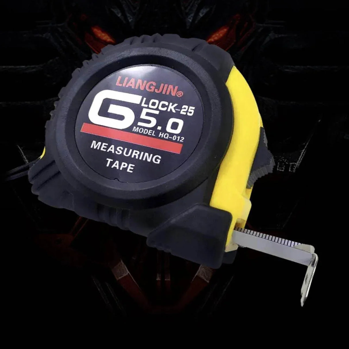 Steel Measuring Tape with Lock Rubber Grip Metric and Inch Ruler 3M 5M 10M - 3M